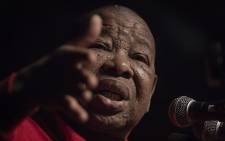 SACP general secretary Blade Nzimande addressing members at the Cosatu’s 13th National Congress at Gallagher Estate on 17 September 2018. Picture: Sethembiso Zulu/EWN