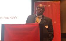 Transnet board chairperson Popo Molefe during a media briefing on 17 January 2019. Picture: EWN