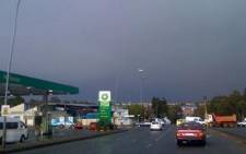 Thunderstorm passes through the northern suburbs in Johannesburg. Picture: Dewet Meyer/iWitness