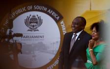 President Cyril Ramaphosa and National Assembly Speaker Baleka Mbete as they make their way to the State of The Nation Address in Parliament on 7 February. Picture: GCIS