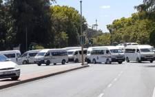 Hundreds of taxi operators walked more than 21 kilometers from Nyanga to Cape Town CBD to voice their concerns over permits and their vehicles being impounded. Picture: Saya Pierce-Jones/EWN.