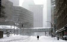 Boston, Massachusetts is literally a ghost town as a disastrous blizzard hit the northeastern parts of the USA. Picture: AFP