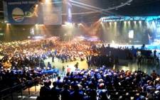 The Coca-Cola dome in Northgate, Johannesburg, is filled with thousands of Democratic Alliance supporters at the party’s final election rally, 3 May 2014. Picture: Democratic Alliance/Facebook.