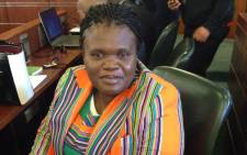 Minister of Communications Faith Muthambi in Parliament on 23 August 2016. Picture: Gaye Davis/EWN.