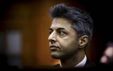 Shrien Dewani and his legal team arriving at the Western Cape High Court ahead of his murder trial on 13 October 2014. Picture: Thomas Holder/EWN.