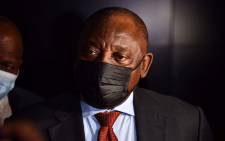 President Cyril Ramaphosa appears at the state capture commission of inquiry on 12 August 2021. Picture: GCIS