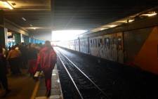 The rail giant’s busiest line has been suspended due to vandalism leaving thousands of commuters stranded. Picture: Mis Spies/EWN