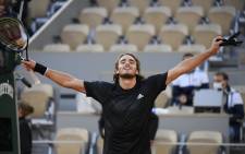2020 Roland Garros fifth seed Stefanos Tsitsipas. Picture: @Rolandgarros/Twitter
