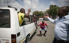 FILE: Vereeniging taxi drivers celebrating the outcome of the case against 36 taxi drivers in Vereeniging arrested for public violence which was provisionally withdrawn, pending an investigation on 22 March 2019. Pictures: Sethembiso Zulu/EWN