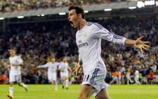 Real Madrid winger Gareth Bale celebrates his goal against Barcelona during the King's Cup final on 16 April 2014. Picture: Facebook.