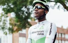 FILE: Cyclist Nicholas Dlamini of Team Dimension Data for Qhubeka. Picture: EWN.