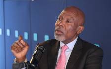 The South African Reserve Bank (SARB) Governor Lesetja Kganyago in studio with Clement Manyathela. Picture: Karabo Tebele/702.