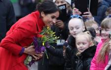 Today The Duke (not pictured) and Duchess of Sussex visited Birkenhead to meet local organisations that support and empower groups within the community on 14 January 2019. Picture: @RoyalFamily/Twitter