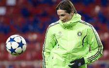 Chelsea striker Fernando Torres. Picture: AFP