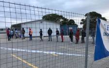 Residents queue to cast their votes in the local government elections in Thembalethu, George on 1 November 2021. Picture: Kevin Brandt/Eyewitness News