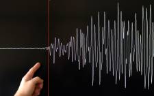 FILE: The quake was recorded at a depth of 15.6 kilometres, it said, slightly shallower than at first reported by the agency. Picture: AFP