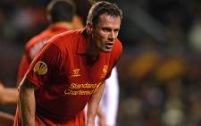 Liverpool's English defender Jamie Carragher. Picture: AFP