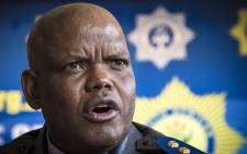 Acting National Police Commissioner Kgomotso Pahlane arrives in Vuwani for readiness briefing and addressed the media later. Picture: Thomas Holder/EWN.