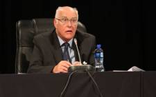 Ian Farlam, the commissioner of the inquiry investigating the deaths of Lonmin workers during an illegal wage strike in August 2012. Picture: Taurai Maduna/EWN
