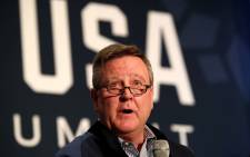USOC CEO Scott Blackmun addresses the media during the Team USA Media Summit ahead of the PyeongChang 2018 Olympic Winter Games on September 25, 2017 in Park City, Utah. Picture: AFP.