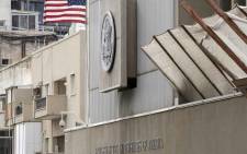 A picture shows the exterior of the US embassy in Tel Aviv on 6 December 2017. President Donald Trump is set to recognise Jerusalem as Israel's capital, upending decades of careful US policy and ignoring dire warnings from Arab and Western allies alike of a historic misstep that could trigger a surge of violence in the Middle East. Picture: AFP.