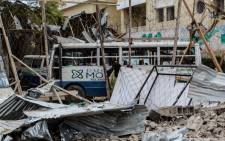 Eight people were killed in a car bombing near a school in Somalia's capital Mogadishu on November 25, 2021, police said, the latest attack claimed by Al-Shabaab jihadists in the troubled country. Picture: AFP.