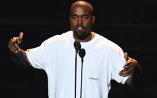 FILE: Kanye West performs during the 2016 MTV Video Music Awards in August 2016 at Madison Square Garden in New York. Picture: AFP.