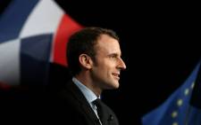 FILE: French presidential election candidate for the En Marche! Movement Emmanuel Macron. Picture: AFP.