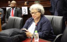 FILE: Jacob Zuma co-accused, Thales representative, Christine Guerrier, awaits court to start on 8 June 2018. Picture: Jackie Clausen/Pool.