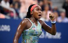 FILE: Coco Gauff's career timetable has suddenly shifted into overdrive, with her breakthrough WTA trophy coming much more quickly than might have been expected. Picture: @usopen/Twitter.