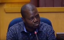 FILE: A screengrab of Standing Committee on Public Accounts (Scopa) chairperson Themba Godi. Picture: YouTube.