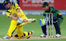 File: Australia's George Bailey grabbed his maiden international century as Australia beat West Indies by 54 runs in the second one-dayer at the WACA on 3 February 2013. Picture: AFP