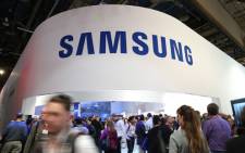 FILE: The Samsung booth at the International CES in Las Vegas, Nevada. Picture: AFP.