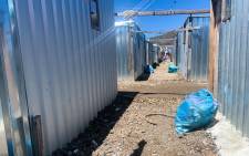 These temporary homes were put up in Masiphumelele following a fire in December 2020. Picture: Kaylynn Palm/Eyewitness News