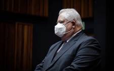 Former Bosasa COO Angelo Agrizzi appears in the Palm Ridge Magistrates Court on 14 October 2020. Picture: Xanderleigh Dookey/EWN