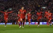 Liverpool came fron behind to beat Borussia Dortmund 4-3 to reach the Europa League semi-finals on 14 April 2016. Picture: Liverpool official Facebook page.