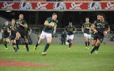 Springbok rugby captain Jean de Villiers in action. Picture: Aletta Gardner/EWN