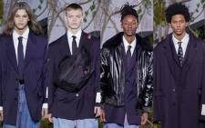 Models showcase suits by Off-White label designer Abloh, the  first African American to lead a major French luxury brand. Picture: instagram.com