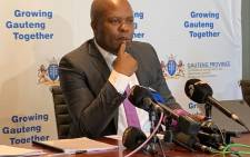 Gogta MEC Lebogang Maile held a press conference on 06 October 2021 to announce the province’s response from to the ConCourt ruling, which found that the decision to dissolve the Tshwane municipal council was unwarranted. Picture: Eyewitness News.