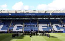 Players and management pay tribute to Vichai Srivaddhanaprabha at Leicester’s King Power Stadium. Picture: www.lcfc.com.