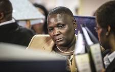 Suspended National Police Commissioner Riah Phiyega prepares for closing arguments at the inquiry into her fitness to hold office in Centurion on 1 June 2016. Picture: Reinart Toerien/EWN.