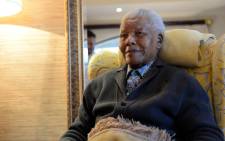 Madiba at his homestead in Qunu, in the Eastern Cape before his 94th birthday. Picture: Lyoness.TV
