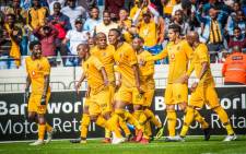 Kaizer Chiefs players celebrate a goal during their Absa Premiership match against Cape Town City FC at Cape Town Stadium on 15 September 2018. Picture: @KaizerChiefs/Twitter