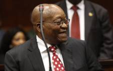 FILE: Former president Jacob Zuma appears in the Durban High Court on 8 June 2018 on corruption charges related to the arms deal. Picture: EWN