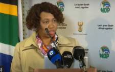 Basic Education Minister Angie Motshekga gave an update on her department's preparedness for the next phase of teaching and learning on Saturday, 24 July 2021. Picture: Screengrab