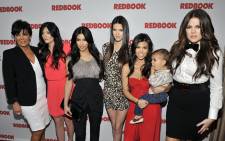 FILE: The Kardashians pose for a picture as Redbook celebrates first ever family issue with the Kardashians held at The Sunset Tower Hotel in April 2011 in West Hollywood, California. Picture: Toby Canham/Getty Images/AFP