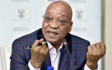 FILE: President Jacob Zuma addresses the media at a working lunch meeting with editors at the Presidential Guest House in Pretoria on 8 February 2015. Picture: GCIS.