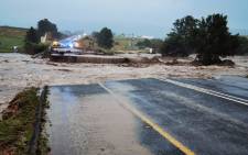 FILE: Intense storms and flooding wreaked havoc in Botrivier in the Western Cape on 25 September 2023. Picture: Swellendam Municipality/Facebook
