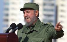 Fidel Castro. Picture: AFP.