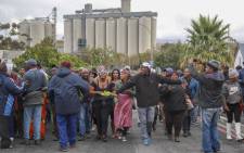 Residents of Caledon march to the town's municipal offices to hand over a memorandum of grievances on 4 April 2019. Picture: Cindy Archillies/EWN
